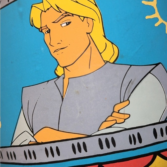 Vintage Pocahontas Inflatable Disney Toy Ottoman With Balls Inside - Picture 3 of 7